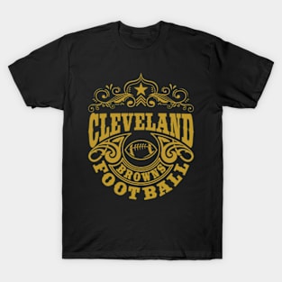 Vintage Retro Cleveland Browns Football T-Shirt